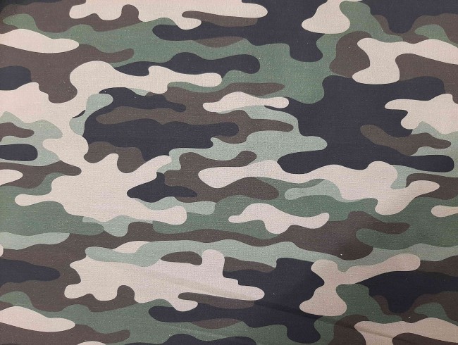 Feine Baumwolle "Camouflage"